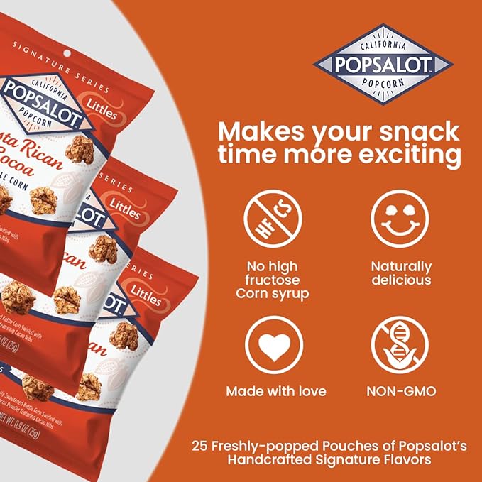 Gourmet Popcorn | Costa Rican Cocoa, Pack of 25 - Image 5