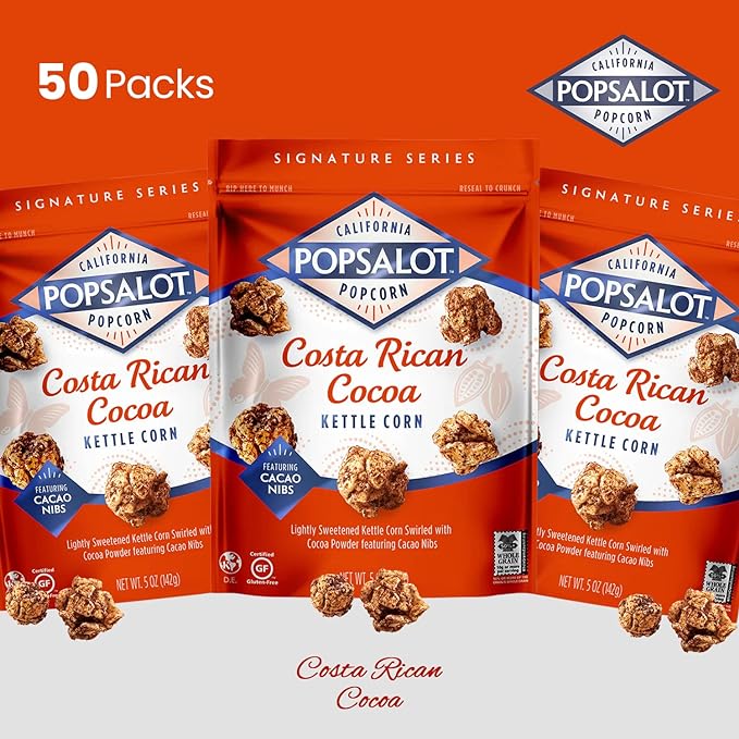 Gourmet Popcorn | Costa Rican Cocoa, Pack of 50 - Image 4