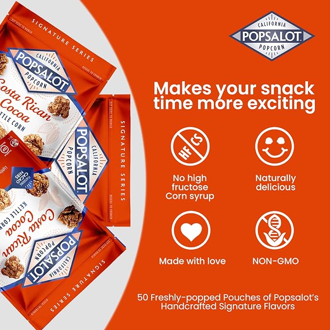 Gourmet Popcorn | Costa Rican Cocoa, Pack of 50 - Image 5